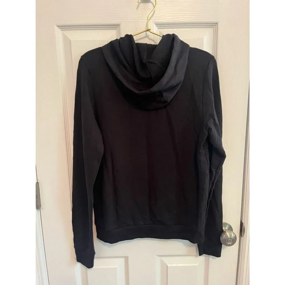 NWT Marine Layer Black Full Zip Hoodie Small Super Soft Casual